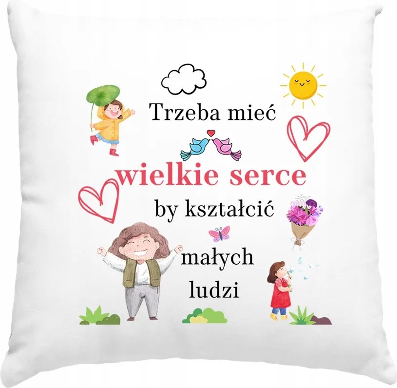 Párna az osztályfőnöknek Köszönetnyilvánítás a tanárnak Fehér