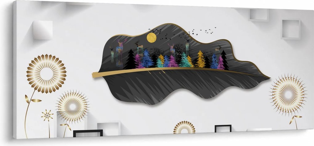 Az absztrakció képe (120x50 cm)
