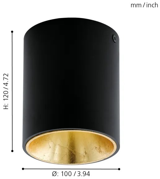 Eglo 94502 - LED Mennyezeti lámpa POLASSO 1xLED/3,3W/230V