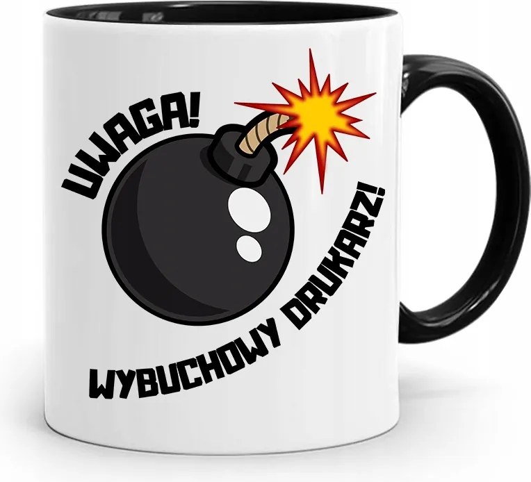 Nyomtatós Bögre Fekete Születésnapi Ajándék fényképes nyomtatással