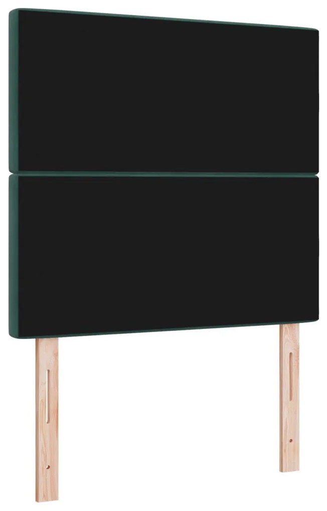 Fejtámla Kristálygombos Párnázott Sötét Zöld 90 cm Bársony, Fejtámla Kristálygombos Párnázott Sötét Zöld 180 cm Bársony