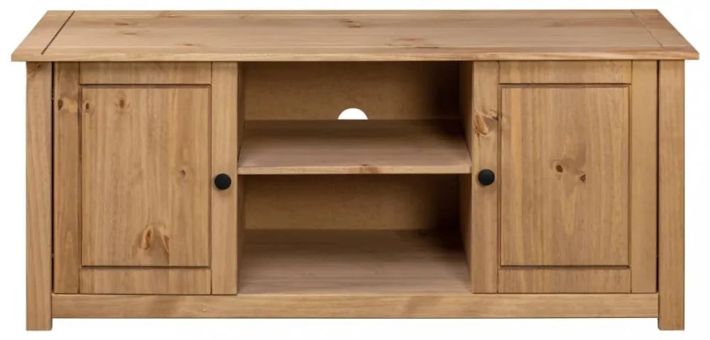 tömör fenyőfa Panama TV szekrény 120 x 40 x 50 cm
