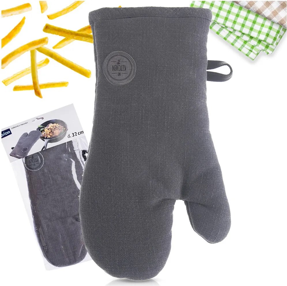 Konyhai pamut védőkesztyű forró edények kihúzásához