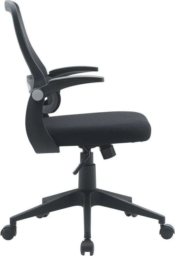 Fekete kárpitozott irodai szék Gilmore – Yes Everyday