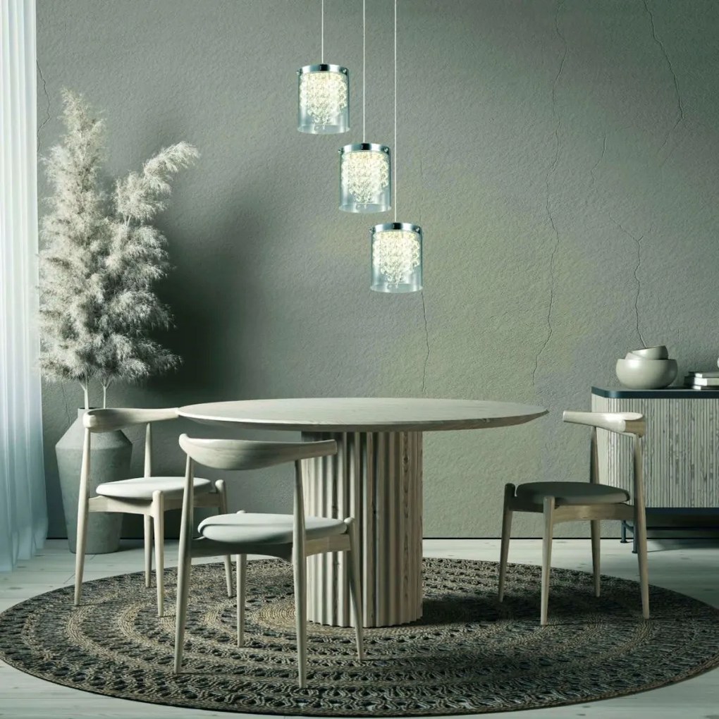 Light Prestige Cantos LP-1114/3C Függőlámpa 3x6W/LED 4000K 1440 lm IP20