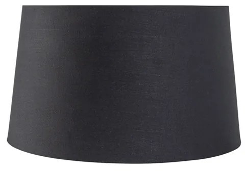 Pamut lámpabúra fekete 35/30/20 arany belsővel