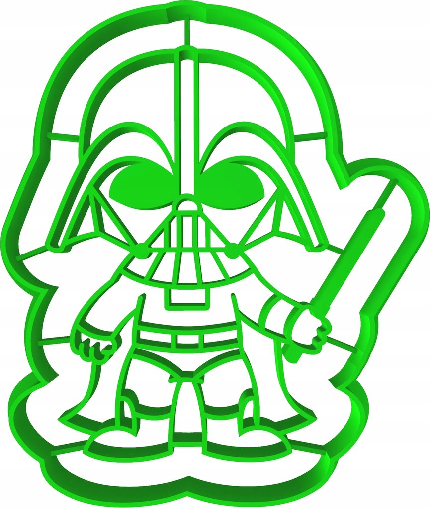 Star Wars kekszformázó Darth Vader 1