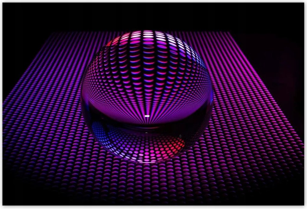 Poszterek 200x135 Lila gömb