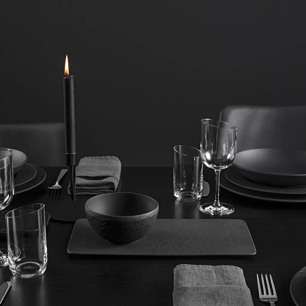 Tálaló, négyzet alakú, Manufacture Rock kollekció - Villeroy & Boch