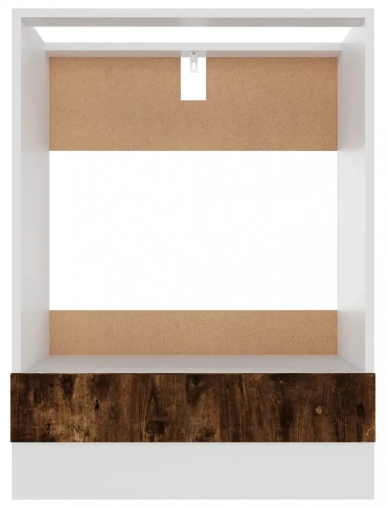 “Riga” füstös tölgy színű szerelt fa sütőszekrény