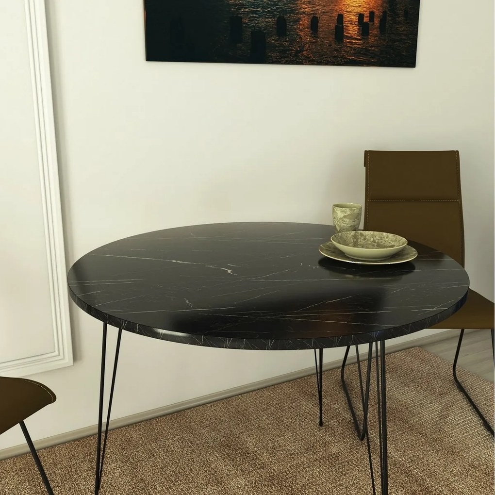 Sandalf Royal Black and White étkészlet