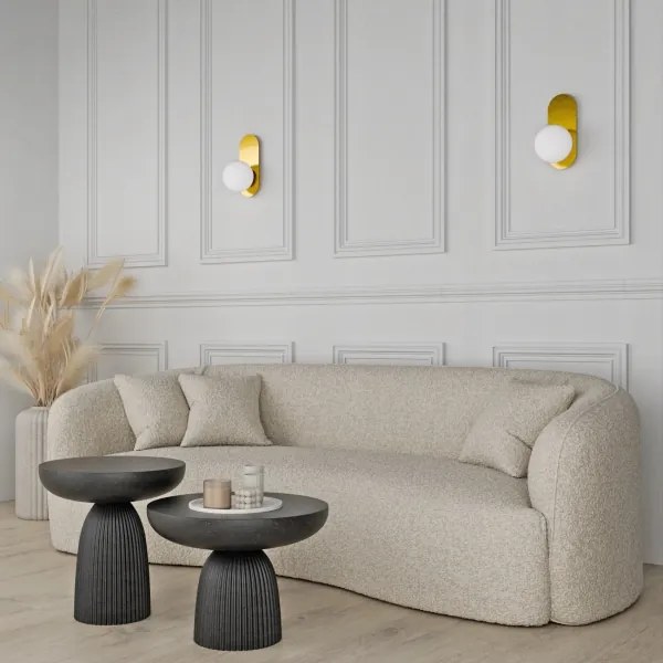 Fali lámpa 1xE27/40W/230V arany/fehér