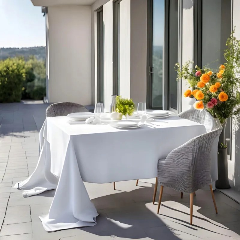 Abrosz teraszszövet Luza 140x180cm fehér