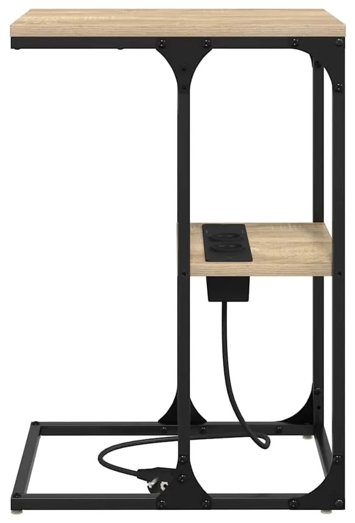 Éjjeli asztal Sonoma tölgy 41.5 x 26 x 60.5 cm Faanyag