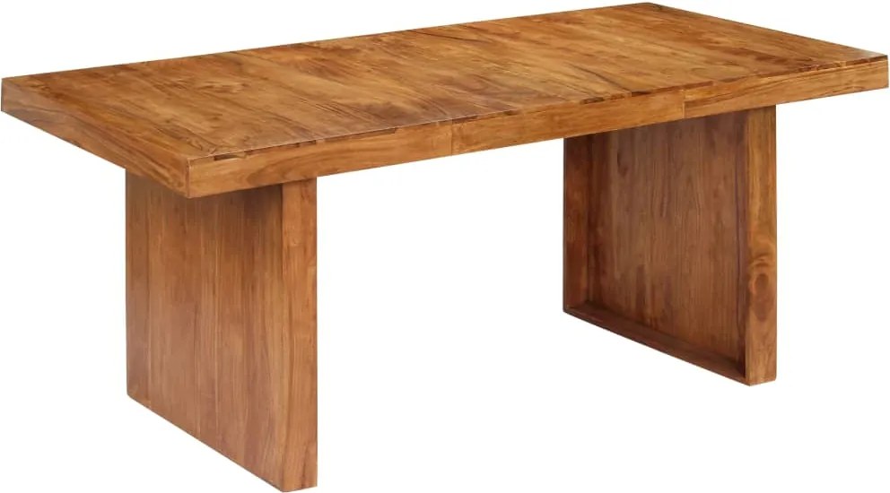 vidaXL tömör akácfa étkezőasztal 180 x 90 x 75 cm