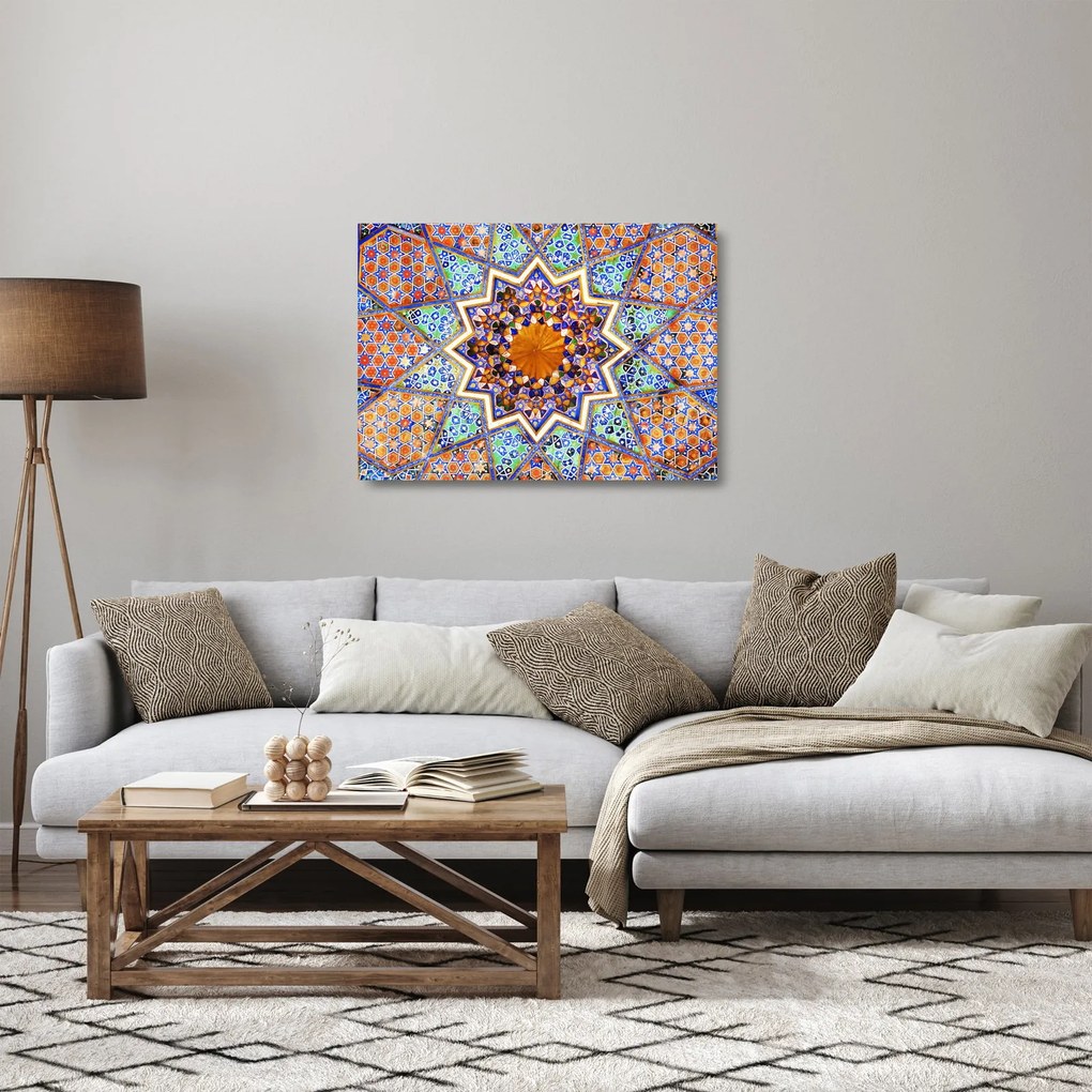 Mozaik kép (üvegen) (70x50 cm)
