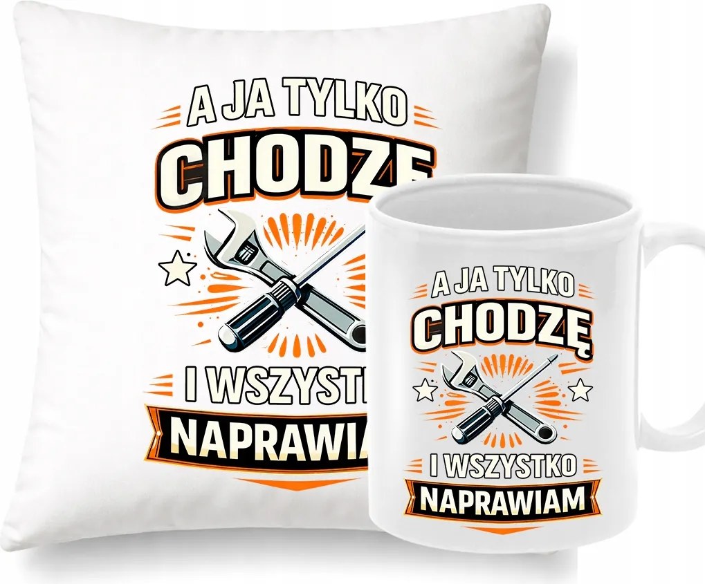 Párna Bögre Szett Férj Nagypapa Kolléga Apa Barkács