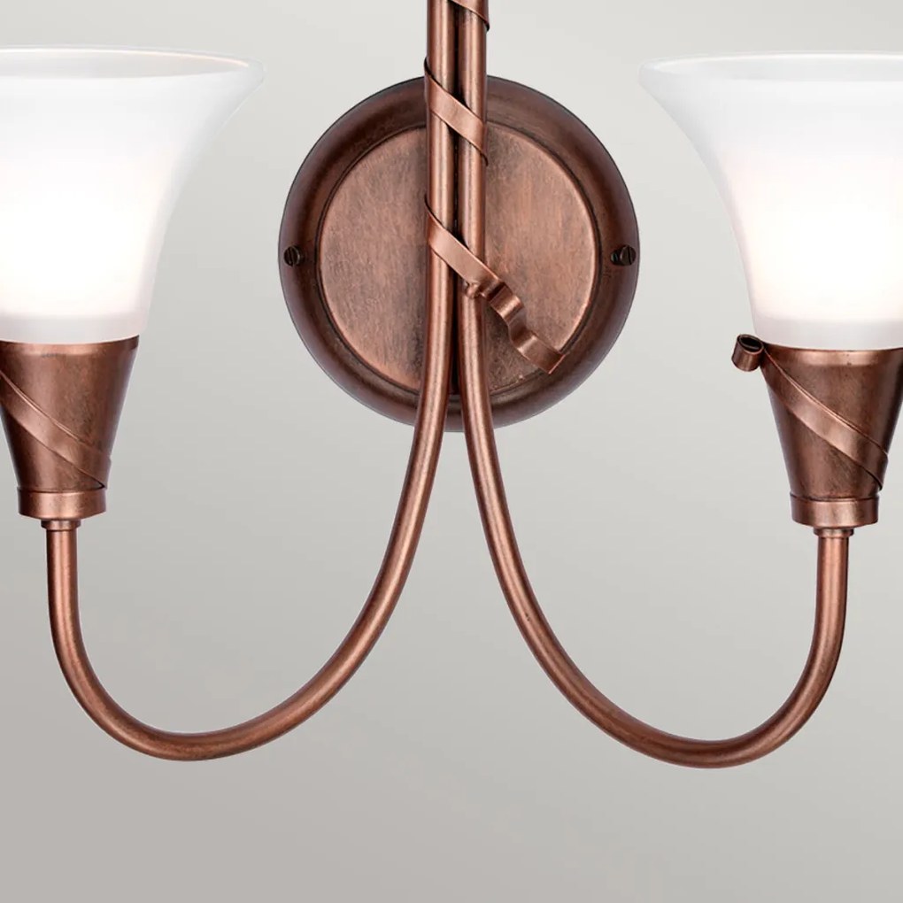 Elstead Lighting EMILY EM2-COPPER Fali lámpa 2x60W/E14