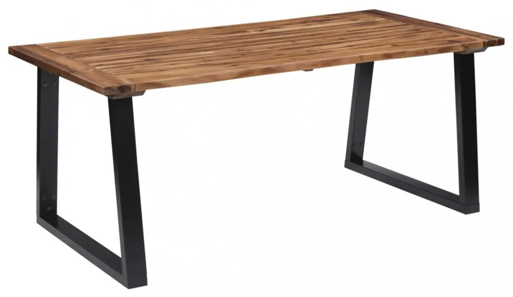 tömör akácfa étkezőasztal 180 x 90 cm