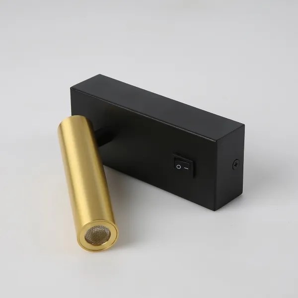 Brilagi - LED Fali spotlámpa MAYA LED/3W/230V 4000K fekete/arany