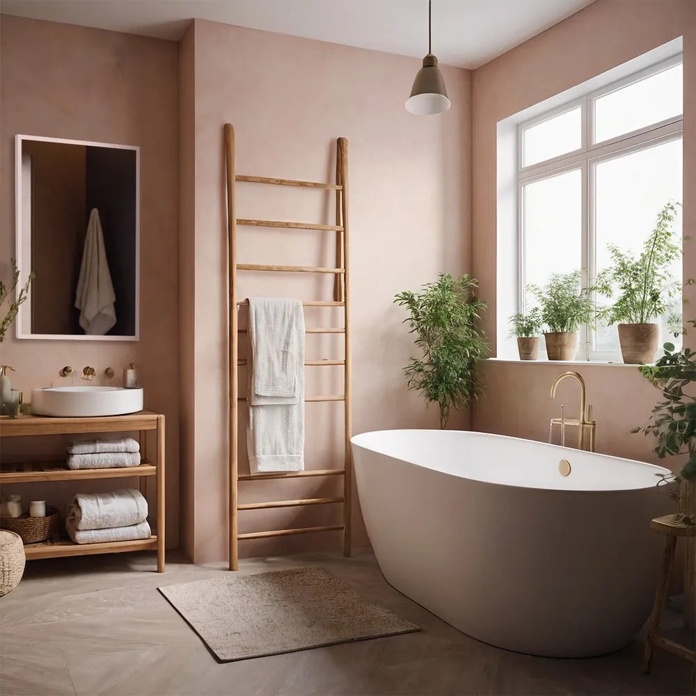 Fali tükör 52x72 cm Pink – knor