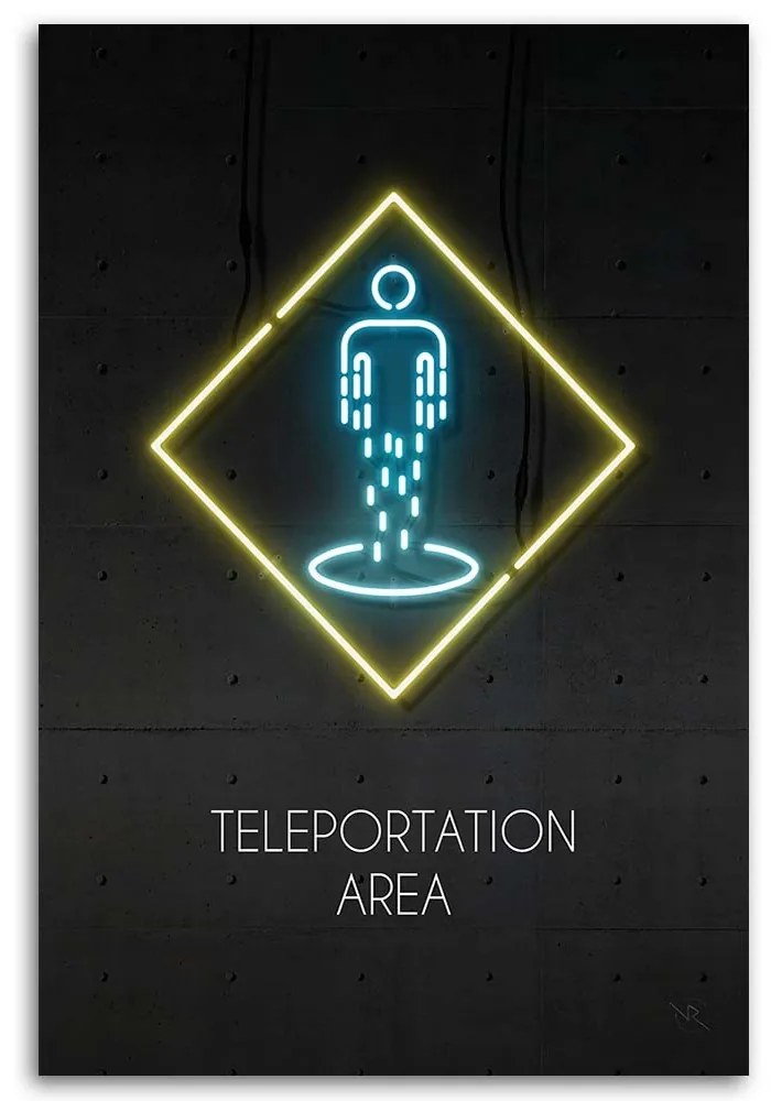 Gario Vászonkép Teleportációs zóna - Rubiant Méret: 70 x 100 cm