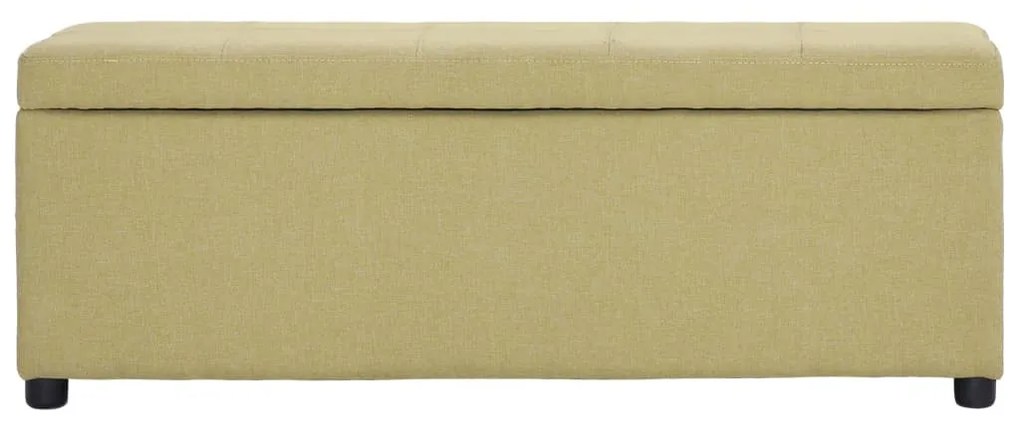 zöld poliészter pad tárolórekesszel 116 cm