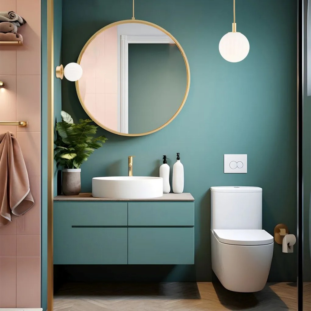 ARGON 8504 PALOMA Glamour Mennyezeti Lámpa Opál Szőnyeg, Csiszolt Sárgaréz E14 IP20