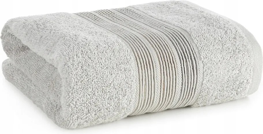 Fürdőlepedő 50X90 ezüst, vízszintes csíkokkal, bordó