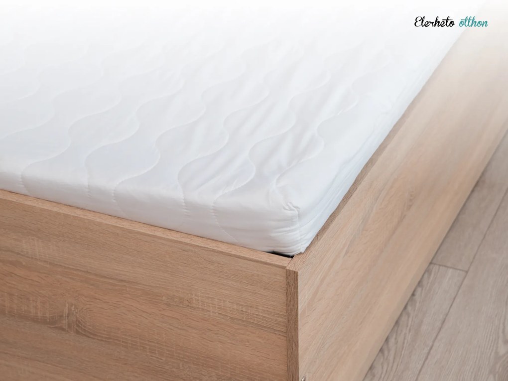 Hab matrac DELUXE 160 x 200 cm Matracvédő: Matracvédővel