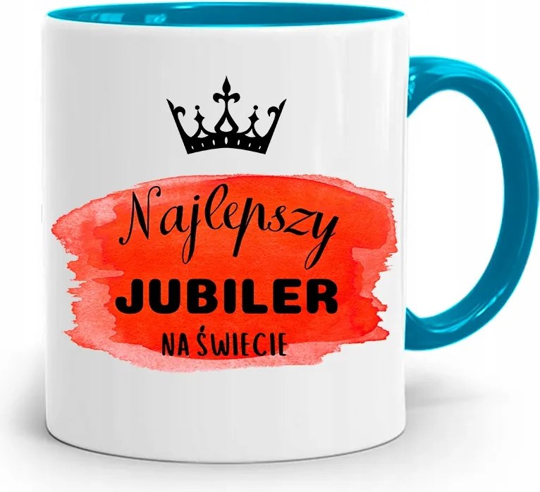 Ékszerésznek Kék Bögre A Világ Legjobbja fényképes nyomtatással