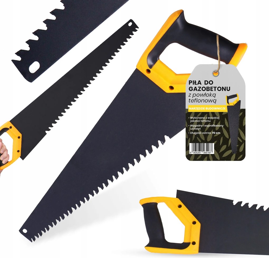 Gázbeton Fűrész 70 cm Sejtbeton Zongora Suporex Kézi Tq L3