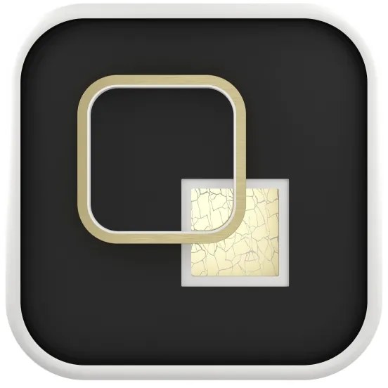 Eglo 901245 - LED Mennyezeti lámpa TIRIOLO LED/16,2W/230V+1xLED/9,2W fekete/arany