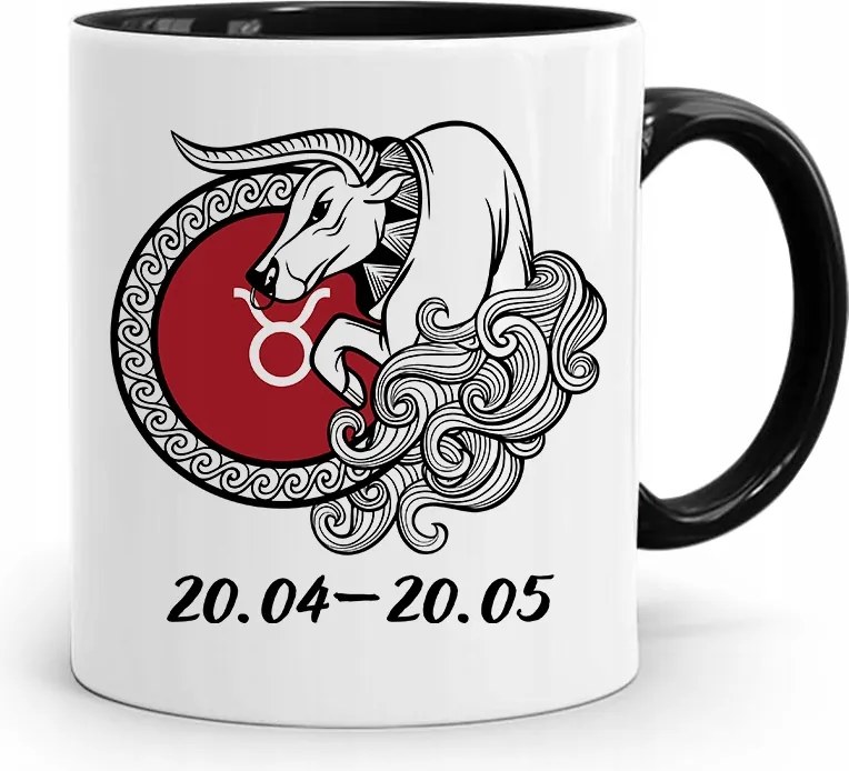 Csillagjegyek Csillagjegy Bögre Fekete Bika fényképes nyomtatással