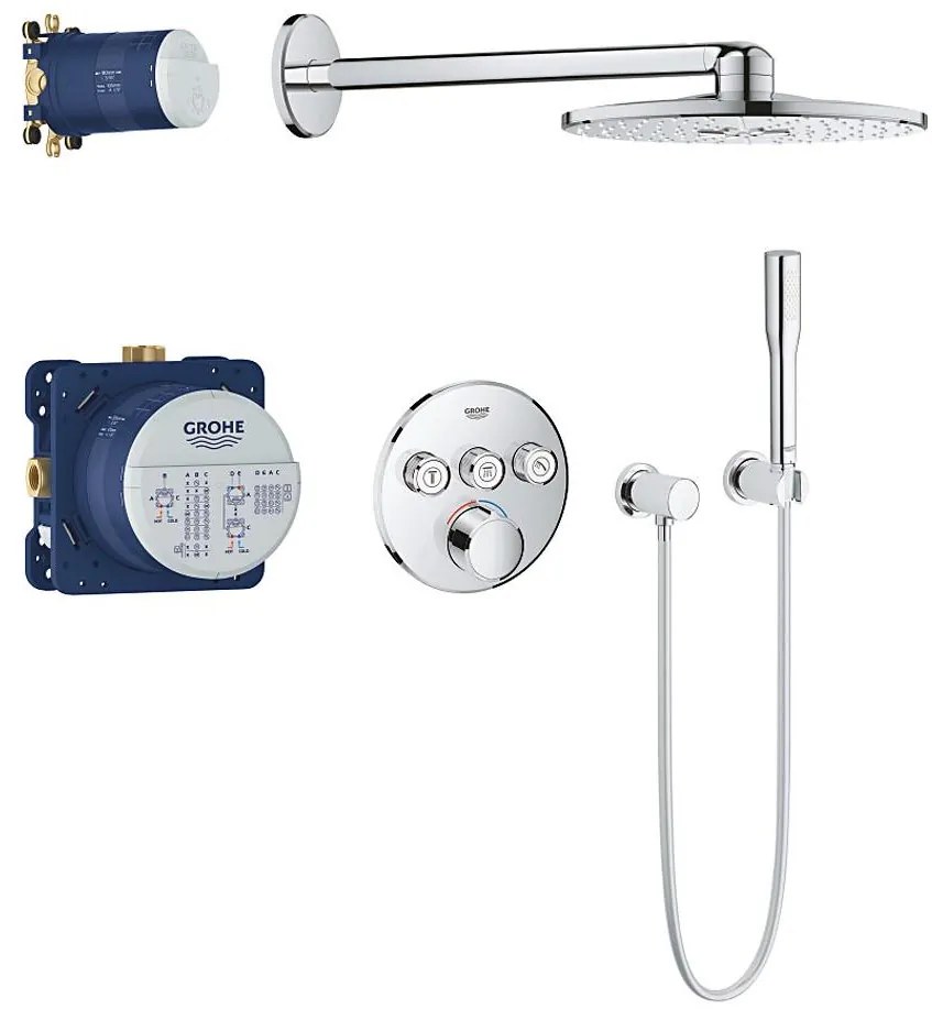 GROHE 34709000 - SMARTCONTROL Perfect zuhanyszett, fényes króm