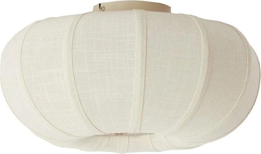 Krémszínű mennyezeti lámpa textil búrával ø 40 cm Zosia – Light &amp; Living