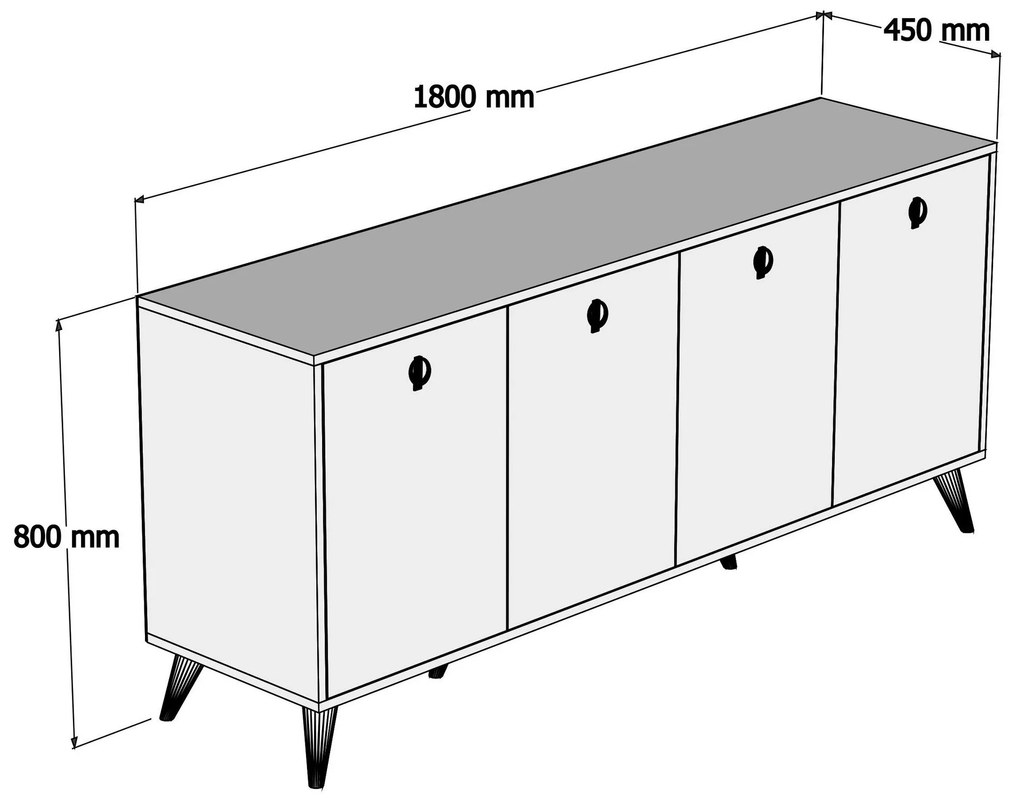 Konzolasztal Elite 1612