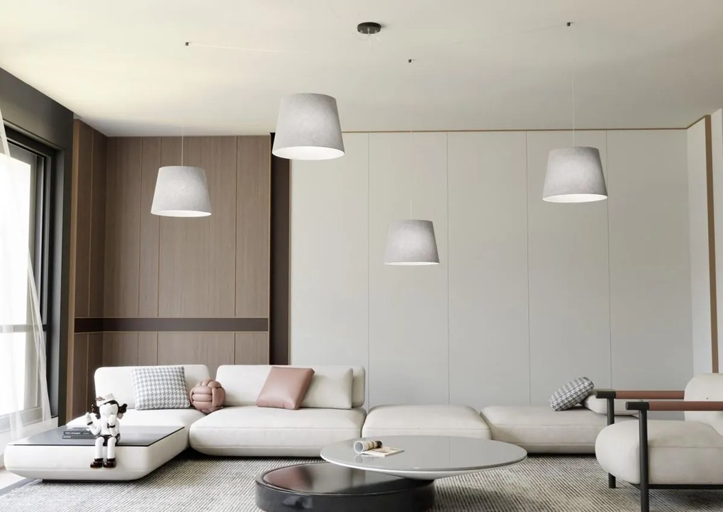 Emibig modern függeszték ascot fekete szürke emi1424/4