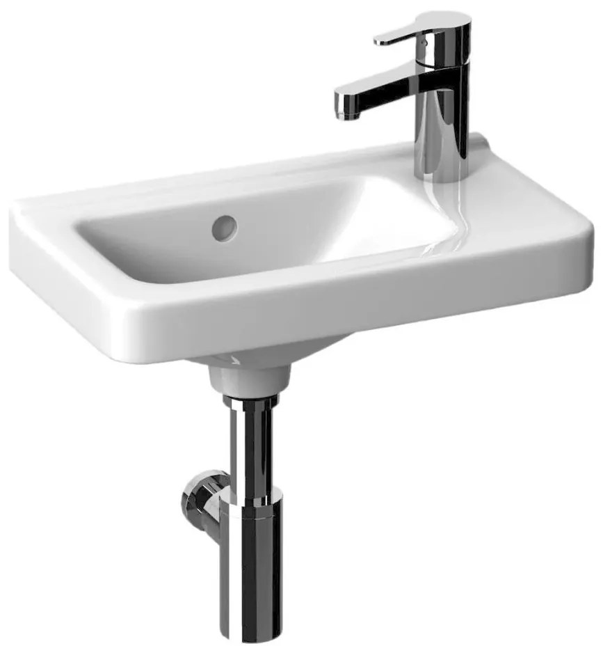 JIKA H8114240001061 - CUBITO 45x25 cm kerámia, falra szerelhető mosdó, fehér