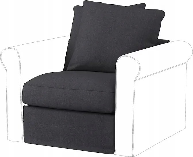 Ikea Gronlid 1 személyes szekciófedél, Sporda sötétszürke