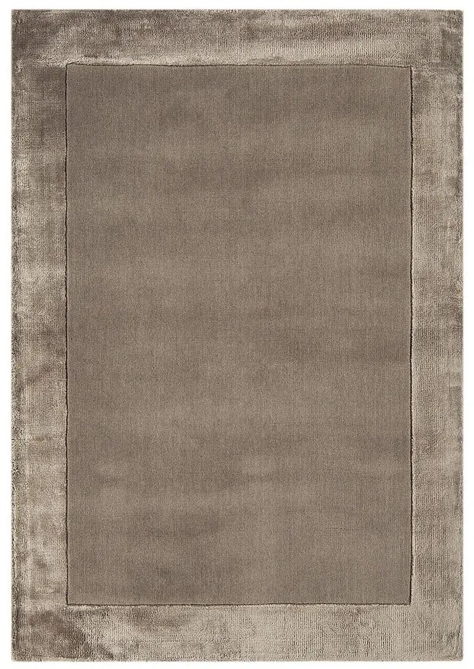 Barna kézi szövésű gyapjú keverék szőnyeg 160x230 cm Ascot – Asiatic Carpets