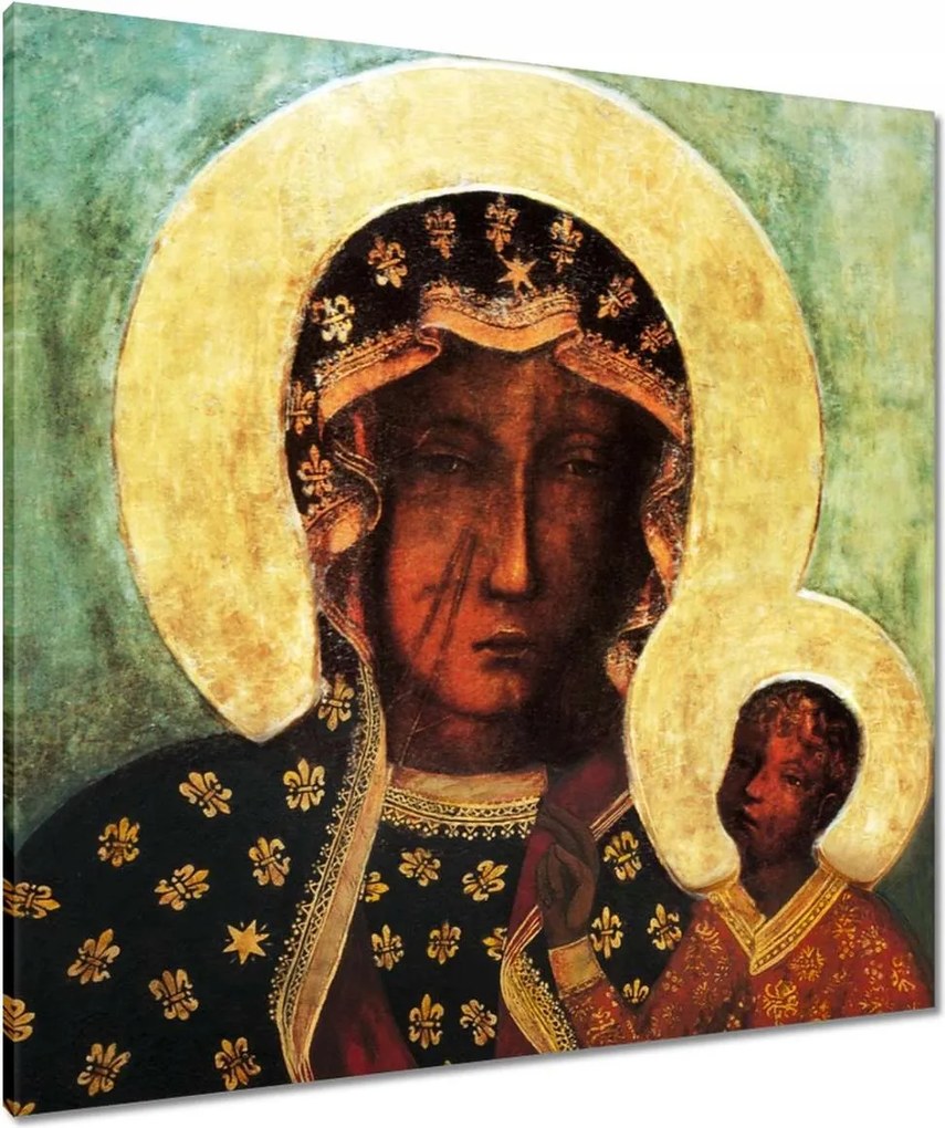 Vászonkép 80x80 Szűz Mária Czestochowa