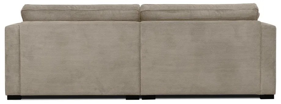 Bézs kordbársony kanapé 236 cm Mobby – Scandic