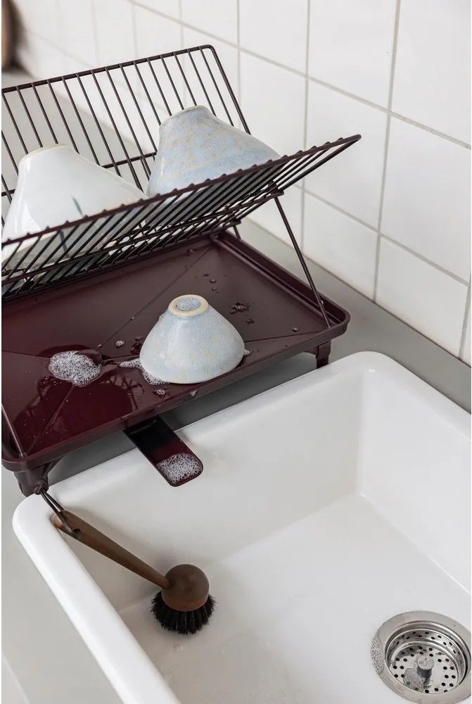 Borvörös kétszintes edényszárító 42x29 cm Dry-It – Mette Ditmer Denmark