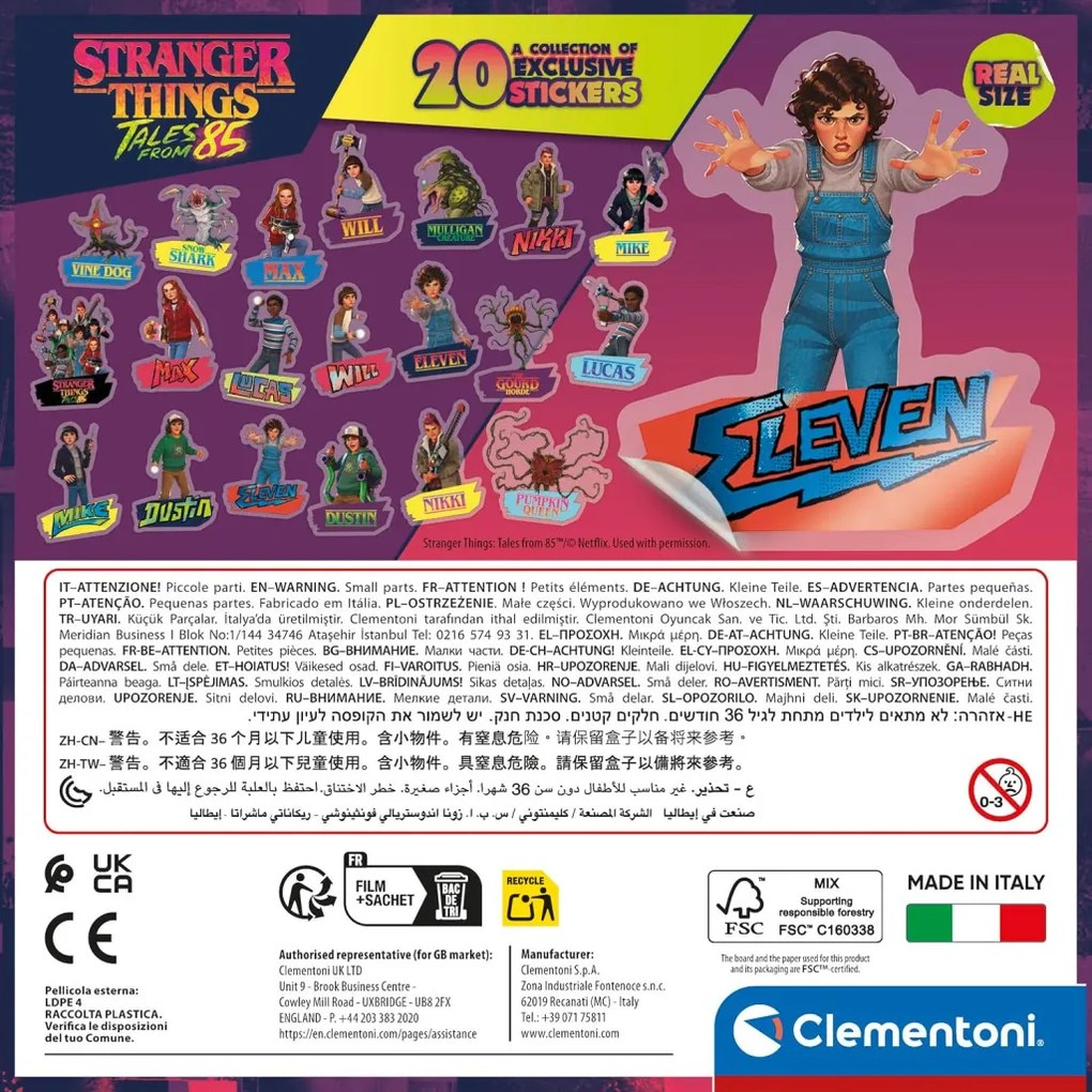 Stranger Things Tales 180 db-os puzzle Clementoni