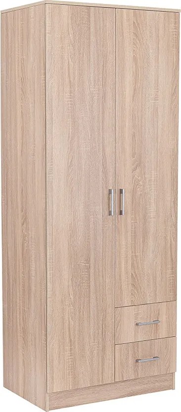Miami gardróbszekrény 80x205 cm sonoma tölgy-sonoma tölgy