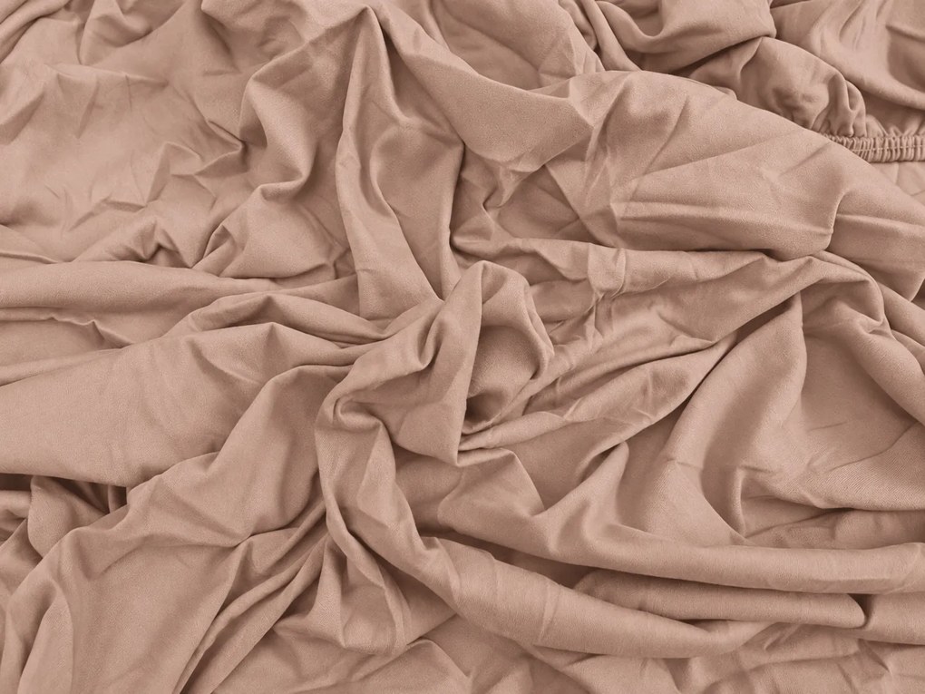 Jersey régi rózsaszín lepedő 90 x 200 cm