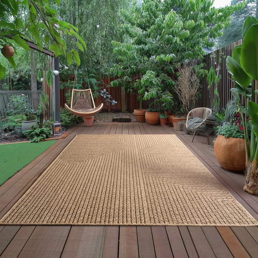 Barna kültéri-beltéri szőnyeg 240x340 cm Timber 1404 – Ayyildiz Carpets