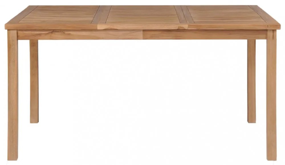 tömör tíkfa kerti asztal 150 x 90 x 77 cm