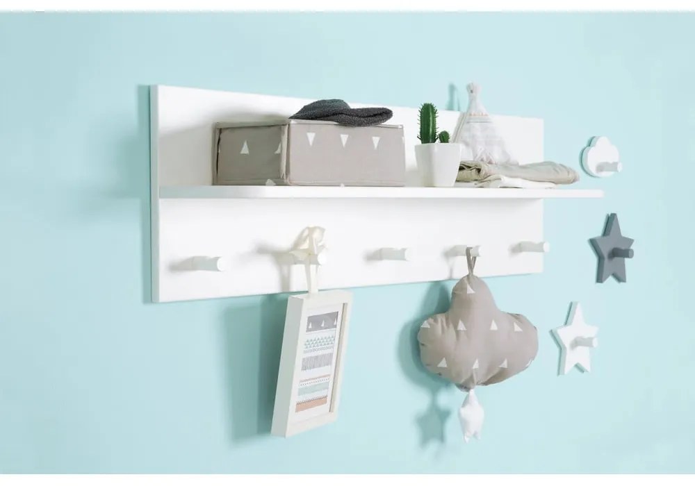 Fehér fali gyerek fogas Dreamworld 3 – Roba